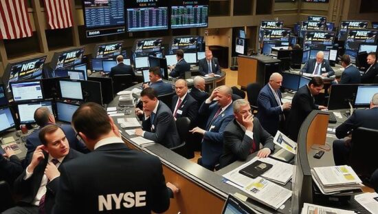 US Stock Markets Split on Tuesday as Investors Await Labor Market Data