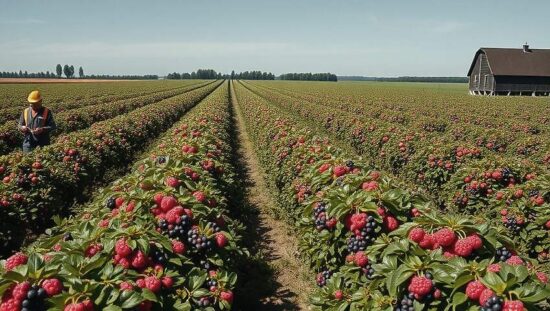 German Strauchberry Harvest 2025 Soars 23% to Over 45,000 Tons on 9,000 Hectares