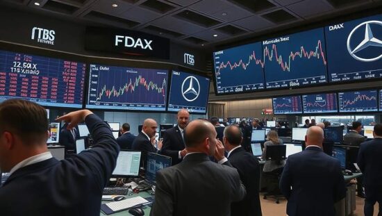 DAX Closes Up as Mercedes-Benz Profit Slump