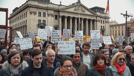 East Germans Dissatisfied with German Democracy at 49 Percent Double Western Levels