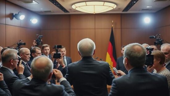 Rhein Urges Early Corporate Tax Cut Ahead of CDU Congress