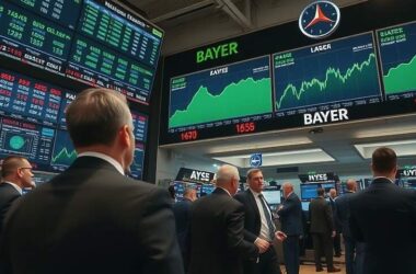 Midday DAX Clings to Green Amid Bayer Roller Coaster
