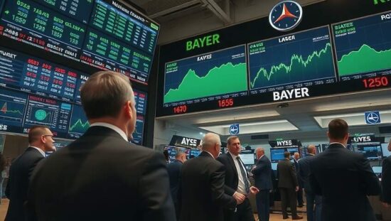 Midday DAX Clings to Green Amid Bayer Roller Coaster