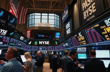 US Stocks Split on Wednesday as Labor Market Surges