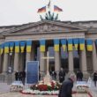 Germany Raises Ukrainian Solidarity Flags a Day Early Ahead of 4th Anniversary and Funerary for Former Bundestag President Rita Süssmuth