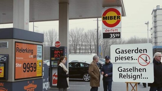 German Fuel Prices Reach Highest Level Since 2024