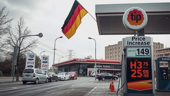 German Government to Limit Daily Gas Station Price Hikes to Once Per Day