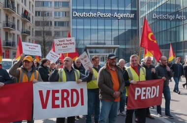 Verdi Union Satisfied With One-Day Strike at German Press Agency