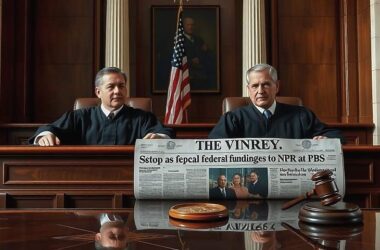 US Federal Judges Halt Trump’s Cuts to NPR, PBS and Stop Construction of Trump Ballroom