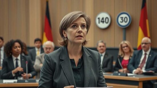 Green Party Mulls Nationwide Speed Limit as Chair Katharina Dröge Calls for Action