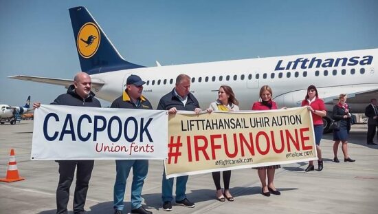 VC Calls for Strikes at Lufthansa on Thursday and Friday