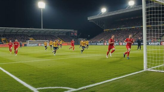 KSC Secures Late Draw Against Dresden in 3-3 Thriller