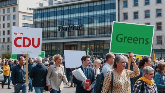 CDU Wins Frankfurt Lead After Hessen Municipal Vote, Greens Face City Power Loss