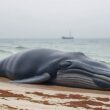 Humpback Whale Reensnared Along Baltic Coast