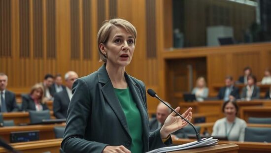 German Green Leader Dzienus Calls Citizen Income Reform a Vote of Misery Against the People