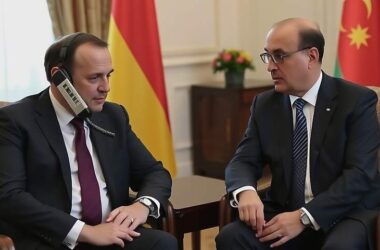 Merz Discusses Middle East Conflict With Azerbaijan President