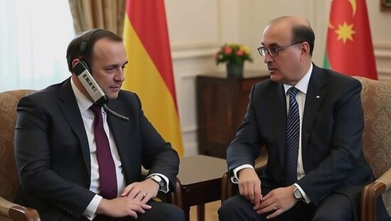 Merz Discusses Middle East Conflict With Azerbaijan President