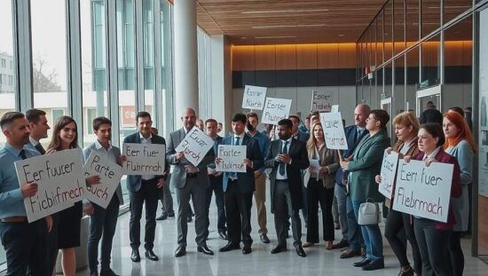 Verdi Calls All-Day Strike at dpa, 800 Workers Protest Today