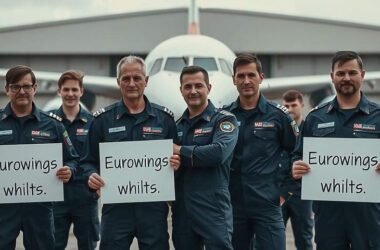 Eurowings Pilots Threaten Strikes During Easter Break