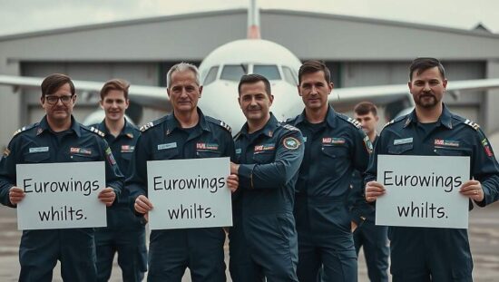 Eurowings Pilots Threaten Strikes During Easter Break