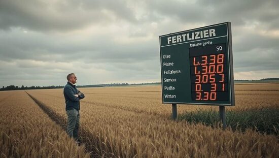 Iran War Spurs Fertilizer Shortage Threatening Higher Food Prices