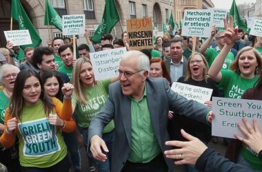 Green Youth Forces Stuttgart Mayor Boris Palmer to Leave Green Party Rally