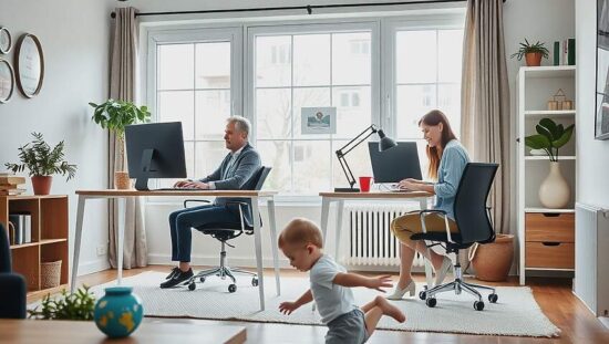 Home Office Couples See 14% Birthrate Boost, Study Finds