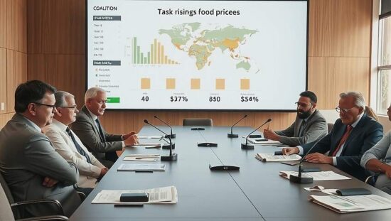 Coalition Taskforce Expands Focus to Contain Soaring Food Prices Amid Middle East Conflict