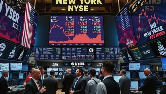 US Stock Markets Decline Amid Fading Optimism