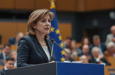 EU Parliament President Metsola warns against breaking ties with the US as Europe has few allies