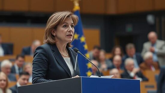 EU Parliament President Metsola warns against breaking ties with the US as Europe has few allies