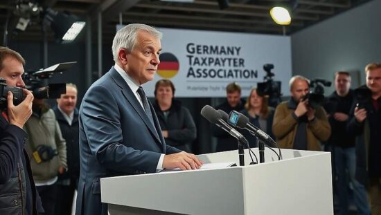 German Taxpayers Union Blasts “Stuck” Tax System as Holznagel Defends Lawsuit Against Active Pension