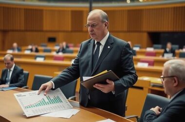 German Finance Minister Announces Ministries Achieved 1% Spending Cut to Plug Budget Gaps