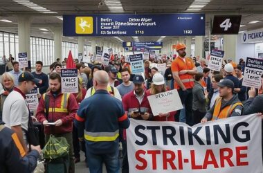 Verdi Calls for Wednesday Strike at Berlin Brandenburg Airport