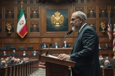 Iran Parliament President Warns US of Ground Invasion Threat