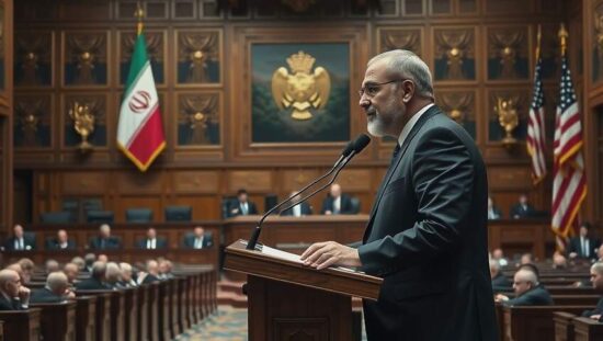 Iran Parliament President Warns US of Ground Invasion Threat