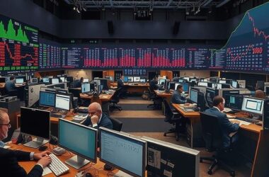 DAX Falls Sharply While Oil and Gas Prices Surge