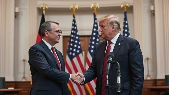 Merz Meets Trump Over Megatrade Deal Talks