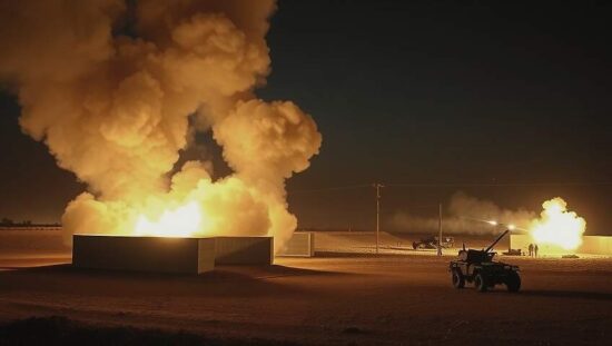 Iran Fires Ballistic Missiles at German Camp in Jordan