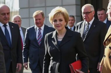 German Leader Julia Klöckner Touches Down in Kyiv Ahead of Parliamentary Speech