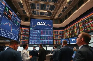 DAX surges amid sharp plunge in oil and gas prices