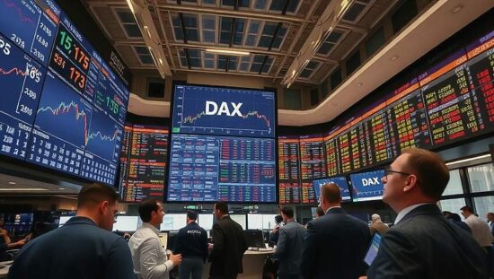 DAX surges amid sharp plunge in oil and gas prices