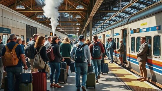 Easter Travelers Shift to Trains as Fuel Prices Soar Amid Iran War Oil Crisis