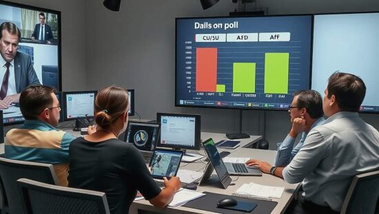 Union and AfD Remain Even After Both Gain One Point in New YouGov Survey