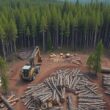 German Logging Drops Significantly Wood Harvest Halved by 2025