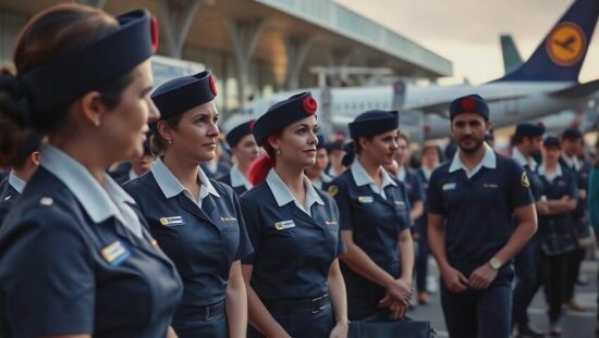 Airline Crew Strikes Announced Lufthansa Cityline Ground Staff Walkout Planned