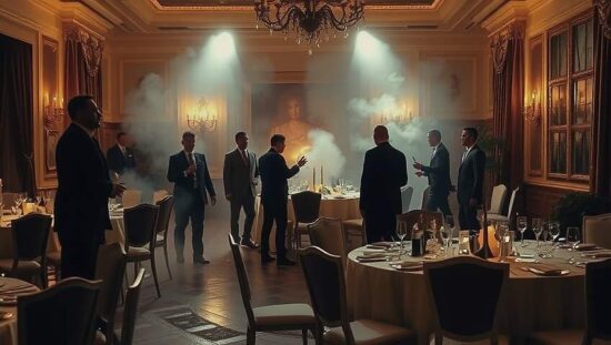 Shootout at Diplomatic Dinner Trump and Associates Safe Officials Arrested