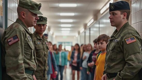 Military Visits Schools Over 2000 Times In First Quarter