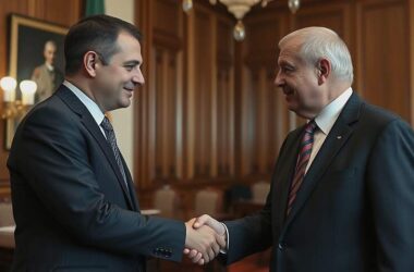 Selenskyj Meets Merz for Government Consultations at Chancellery