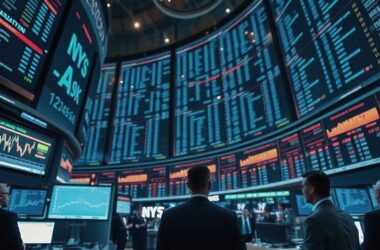 Nasdaq outperforms US stock markets on uneven Friday trading